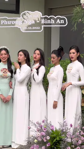 Dàn hậu trong đám cưới em trai Bình An & Phương Nga #binhan #phuongnga #dothiha #domylinh