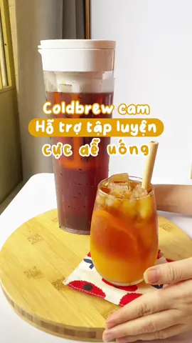 Sợ đắng thì thử coldbrew cam nhá 😉 #eatclean #eatcleanluoi #Master2022byTikTok #songkhoe247 
