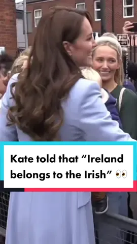 #stitch with @nowthispolitics #KateMiddleton’s awkward laugh when she was told that #Ireland “belongs to the Irish” is…something 😬 #royals #royalfamily #britishroyals #princessofwales #queenelizabeth #northernireland 