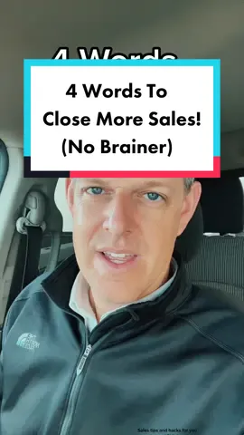 🔥 4 words will help you sell more 🔥 Sales tips and hacks for you to sell more! This is one of the best sales tips I’ve gotten as a salesman. This sales techniques will help you sell more as a salesman. #salestechniques #salestipsandhacks #salestraining #salestips #salesman 