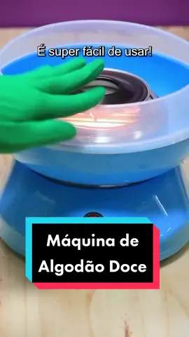 Levanta a mão quem já sonhou com uma máquina dessas! A parte boa e que não precisa mais sonhar 🖐🏻🦄 #AlgodaoDoce #Doce #DicasDaLu #BuscaNoMagalu
