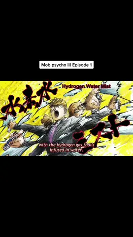 Mob psycho 3, Episode 1. Reigen spray power #mobpsychoIII #mobpsycho #anime #animefan #animetiktok #tiktok #fyp