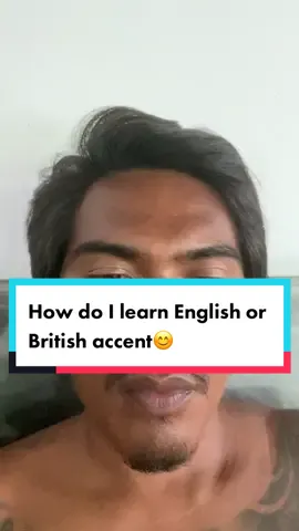 How do i learn English or British accent..#accent #british #indonesia #bali #justforfun #behappy 
