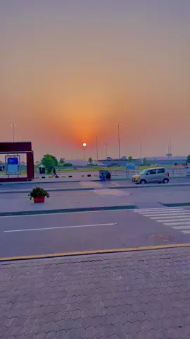 Morning view Lahore airport