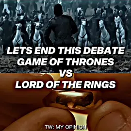 Both amazing but one clears! || #filmlads #fyp #foryou #foryoupage #cinematography #cinegoats #xyzbca #filmediting #filmedits #gameofthrones #lordoftherings 