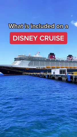 What all is included on a Disney cruise ? #disneycruise #disneycruiseline #cruisevlog 