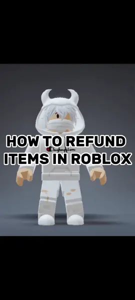 HOW TO REFUND ITEMS IN ROBLOX #refund #roblox #fyp 