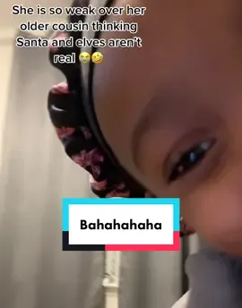It’s her fall out EVERYTIME 😭🤣 You can’t tell her Santa not real ! 😭 #fyp #santatok #foryou #foryourpage 