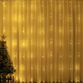 3Mx3M Curtain Christmas Light With Remote#LearnItOnTikTok #christmas2022