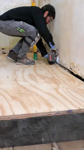 Wood subfloor installation tips…reduce floor squeaks with Great Stuff Construction Adhesive 👍🏼🔥#greatstufffoam #ad #sponsored #DIY #howto #tutorial 