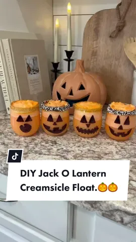 Jack O Lantern Creamsicle float.🎃🎃 #halloweenrecipes #halloweenrecipe #halloweenpartyideas #halloweenpartyhacks #halloweenpartysnacks #halloweenpartyfood #halloweenfood #halloweenfoodideas #halloweenfoods #HalloweenTreats #halloweendecorideas #halloweendiys #halloweensnacks 