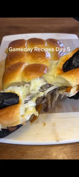 For day 5 of my gameday recipes series, I made philly cheese steak sliders. This is my favorite recipe for the series so far because of how easy it is to cook and how amazing they taste. Bring this easy recipe to next weeks gameday and you will thank me later. #recipes #EasyRecipe #cooking #food 