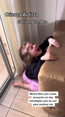 Fernanda  fica tão calma que dormi #criançaautista 