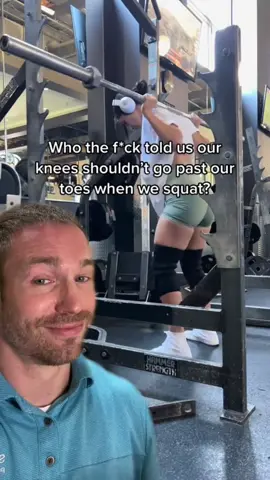 Knees over toes when you squat is NOT dangerous. #squat #gym #Fitness #exercise #lifting #legday #athlete #bodybuilding #powerlifting 