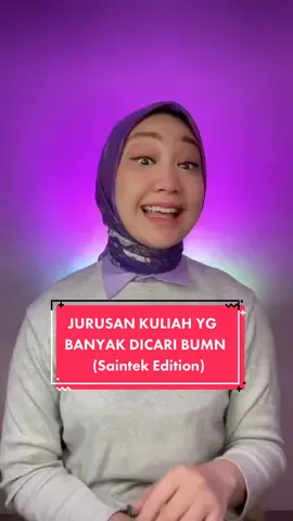 Jurusan kuliah saintek yg banyak dicari di BUMN! @Vina Muliana #tipskerjavina #serunyabelajar 
