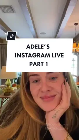 ✨Her only and one Instagram Live✨   El 9 de oct de 2021 Adele hizo el mejor directo de Instagram de la historia (vídeo completo).  PARTE 1   #Adele #Adele30 #Daydreamers #AdeleEspaña #EasyOnMe #AdeLive #PeppaPig #InstagramLive #Adele25 #Adele21 #Adele19 #adelelive #fyp #fypシ #capcut 