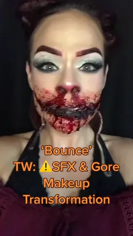 TW: ⚠️ SFX AND FAKE BLOOD. All of this is makeup! Please enjoy 🖤 posting the #tutorial for this look later today! #mainlymakeupah #spooky #halloween #sfx #artist #spookyseason #halloweenlook #sfxmakeupartist #mua #beforeandafter 