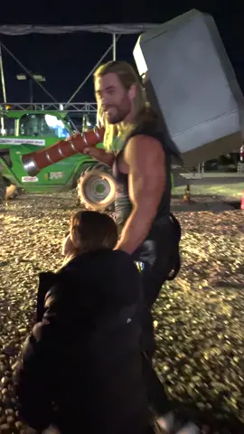 Glad to have Mjolnir back in one piece. Hasn’t changed a bit. #thorloveandthunder #mjolnir