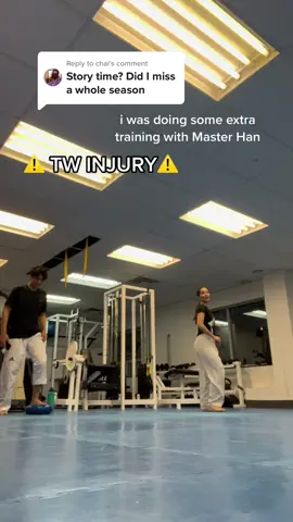Replying to @chai this happened back in april 😔 surgery booked for january tho! #tkd #taekwondo #injury #improvement #growth #recovery 