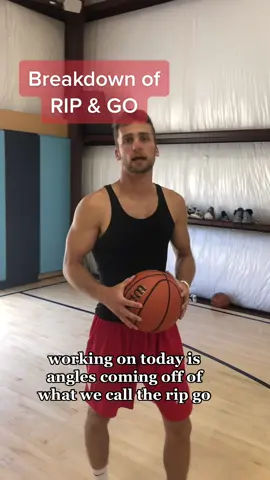 Part 1: Breakdown of the RIP & GO move on the wing. Stick around for part 2 to see an example in action Follow my page for more tips & tricks on how to improve your footwork, mechanics, angles,  and basketball reads! #basketball #basketballtrainer #basketballtraining #basketballdrillsforbeginners #beginnerbasketball #basketballchallenge #basketball🏀 #basketballtips 