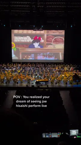 Truly a magical moment #joehisaishi #joehisaishiconcert #ghibli #studioghibli #kikisdeliveryservice #fyp #fypシ 