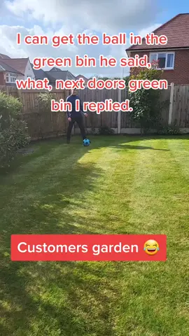 Ball in the green bin. 