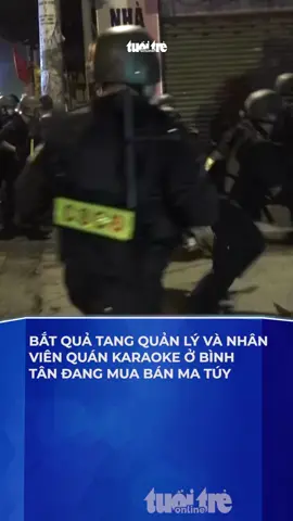 Bắt quả tang quản lý và nhân viên quán karaoke ở Bình Tân đang mua bán ma túy #muabanmatuy