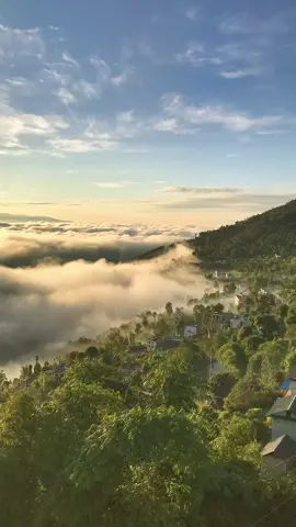 Early morning view from our house #clouds #foryoupage 