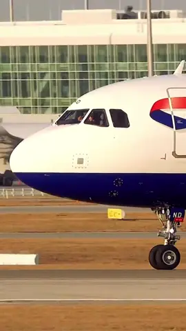 British Airways A320N😍 (repost) | 🎥FRAproductions | #fyp #aviation #britishairways #airbus #a320n #goviral #closeup #plane #chill #realaxing 