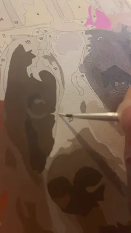 A year ago today we lost you❤️ #pets #paintbynumber #painting #dog #ittried #paint 