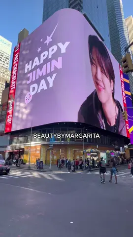 The cutest billboard for Jimin’s birthday coming up 💖🥹🫶🏻 #jimin #billboard #nyc #timessquare #bts #btsarmy #kpopfypシ 