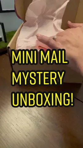 Excited about this mini mail arrival. Come open it with me! Thanks @LittleSchmidts for offering these fun boxes. #fyp #mysteryunboxing #dollhouseminiatures #minimail #supportsmallbusineses #miniatures #openwithme #tinythings #christmas #allthethings #modernminis
