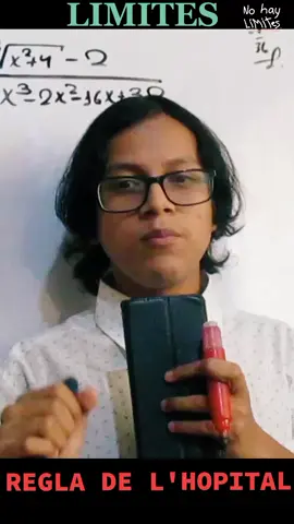 REGLA DE L'HOPITAL PARA UN LIMITE 0/0 #mateciencias #universidad #derivadas #fisica #aprendefacil #matematicas 