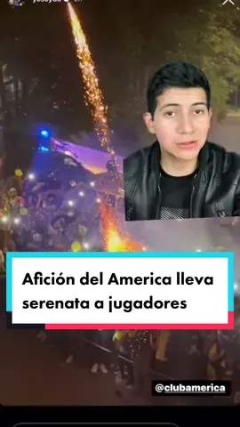 Le llevaron serenata a los jugadores del America 🤩🦅🔥 #ClubAmerica #TikTokDeportes #SomosAmerica #VamosAmerica #OdiameMas #Josegloria 