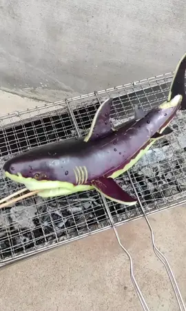 Cá mập nướng .