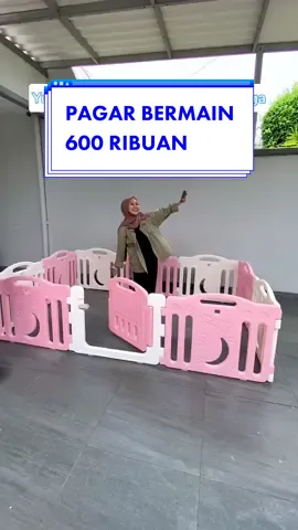 Solusi Lebih aman untuk bermain ria di kasih pagar bermain bunda ayah, agar mudah di pantau. Yuk checkout sekarang juga 🤗 #pagarbermainanak #FlexEveryAngle #maianananakviral #mainananak #cipung 