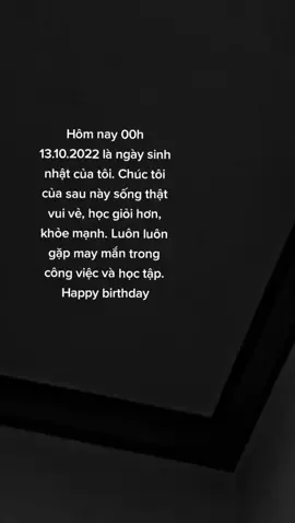 để lại lời chúc sinh nhật cho tuii đii.. #loveyou #13/10