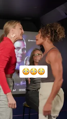 They were talking spicy 🌶 #boxing #mikaelamayer #alyciabaumgardner 