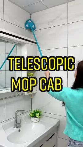 The cabinets in the upper floors can also be cleaned #cleaningtools #mop #useful #Home #household #house 