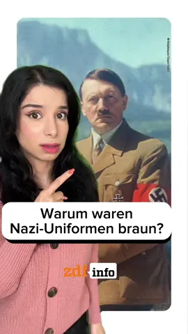 Warum waren Nazi-Uniformen braun? In unserem Video erfährst du die Antwort. #zdfinfo #geschichte #wissen #braun #uniform #mehrwissen #deutschland #klamotten #History #lernenmittiktok #braun 