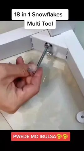 Naghahanap ka ng tools na worth it bilhin? dito ka sa 18 in 1 multi tools. wala pang 60 pesos yan. dami mo pwede panggamitan, maliit lang to kaya di gaanong hassle bitbitin. #fyp #foryou #foryoupage #tiktokshop #tiktokfinds #shopnow #multitool #snowflakestool #budolfinds #motorcycletool #handcarry #screw 