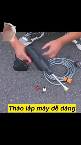 MÁY RỬA XE CHẠY PIN.cực tiện dụng cho những nơi không có điện.#mayruaxegiadinh #dienmay #xuhuong2022 #FlexEveryAngle #tiktokshop #fyp 