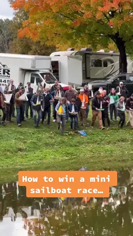 In case you missed it this last weekend, this is me/ @pinksoulstudios  in the first “Makergatta” sailboat race, being first to make it across the pond and also first to be disqualified 😂. #makergatta #makercamp #totalboat @TotalBoat 