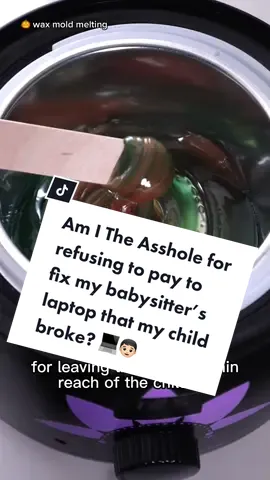 Should she pay to fix the laptop? 💻Comment your thoughts!  **not my story**  #storytimesoftiktok #waxingstorytime #storytime #aita #redditstories #storytimestiktok #waxingtiktok #waxbeads #waxmelting 