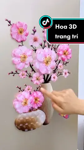 Dán tủ lạnh hay bất cứ đâu đều cuốn hết í 😊 #fyp #dogiadung #hoa3d #decor #tiktokshop 
