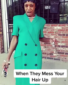 Have you ever been to the a left with a hairstyle you didn’t ask for? #wigs #BlackTikTok #comedy #shirleen #hairstyle #grwm follow your girl Ruby @lovelivesfree 