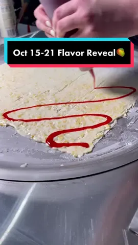 Week 4 Flavor Reveal Available 10/15-10/21! Frosted Animal Cookies | Mango Tajin | Pistachio | York #icecreamrolls #flavorreveal #viral #fyp 