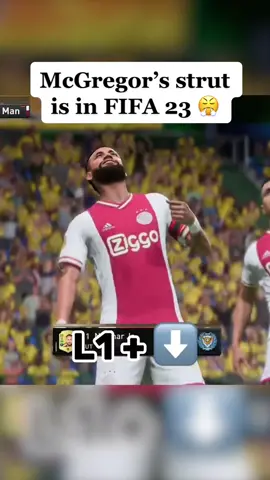 An epic goal requires an epic celebration 🙌 #fifa #conormcgregor #videogames  #Soccer (via LempireMMA/TW)