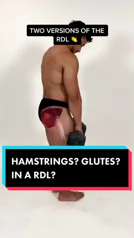 Raise your hand if you are just now finding out  that you can more accurately target your hamstrings OR glutes with a slight knee bend in an RDL? 🙋‍♂️🤯 Same, same.    Here’s how:   To work your HAMSTRINGS focus on hinging as far back as possible but keep your knee bend to a minimum. Your hamstring will feel very long, indicating that the movement is OVER. From this position, your hamstring can contract and hinge your body back up because it’s in the ideal form to do so. 🔥   To work your GLUTES, focus on hip hinging as far back as possible and adding a slight knee bend near the end of your hip hinge. This motion will minimize the hamstring lengthening and maximize glute lengthening. 🤯 From this lengthened glute position, you are now ready to hinge your body back up with a strong glute contraction. #dumptruck 🍑😌  Whatever you choose, it’s important to note that the RDL is an extremely functional exercise that will help to train your glutes/hips or hamstrings, as well as minimize any unnecessary strain on your low back. Therefore, whatever version you choose, you need to lead how to do so correctly and in proper alignment. 👏  Our dude, @jpgcoaching knows what’s up (as he demonstrates in this vid)! Also, respectfully, the guy has great glutes so you know he knows his sh!t. 🫡 So do our good friends over at @bodybuildingcom 🔥 If you want to improve your deadlift, strengthen your hammies, and reduce your back pain, then head to their pages as well for more content just like this. Either way, fix yo sh!t RDLs.    #rdl #deadlift #glutes 