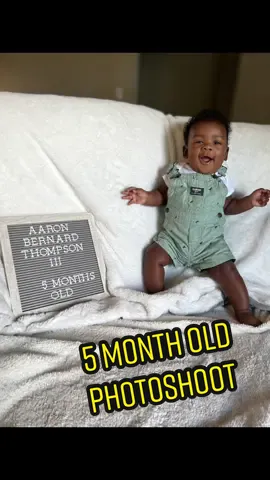 I literally cried making this video. It’s been 5 months already and I can’t believe how much he’s grown💙 I love being a mom. Happy 5 months baby 💕 #momtok #thompsonmomma #babyboy #babytok #boymom #firsttimemom 
